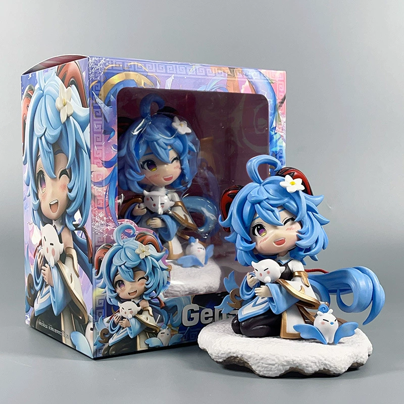 Аниме-фигура (Genshin Impact) Гэнью, Яе Шэнзи, Walnut — чиби PVC раскрашенная, цветная упаковка