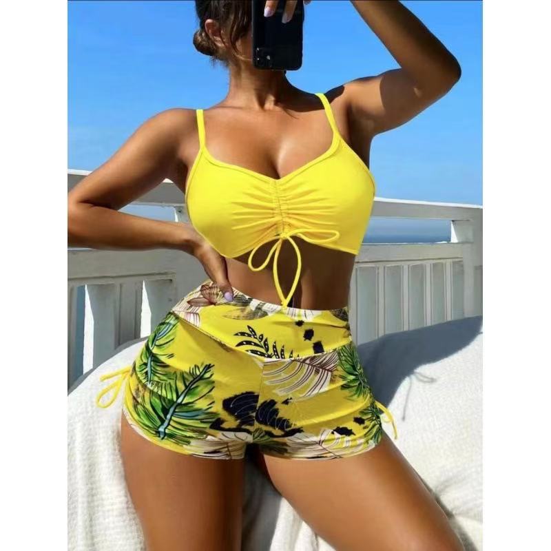 Women's Ditsy Floral 2 Pieces Set Bikinis Swimwear display picture 5