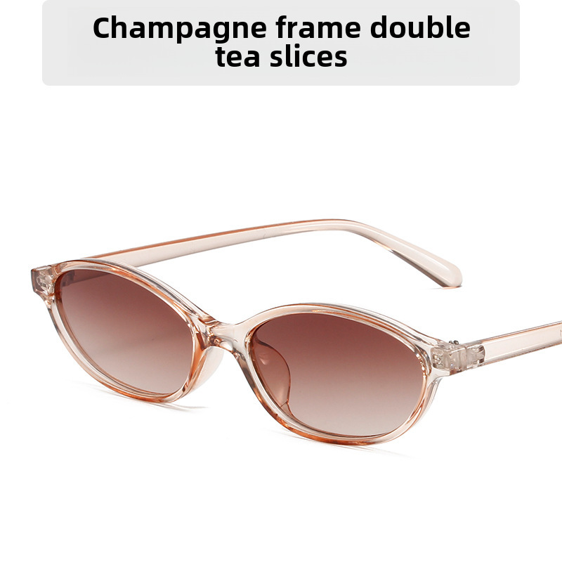 Champagne frame double tea pieces
