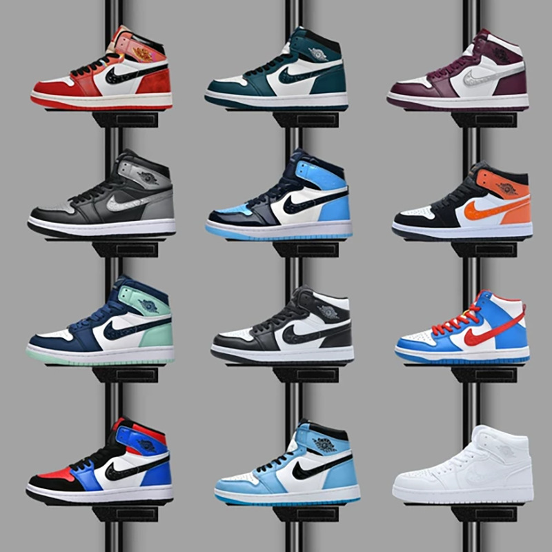 Nike Official Men's Basketball Shoes, Women's Shoes, Black and White Panda 1 High-Top Sports Casual Sneakers, Practical Shoes Nike Official Men's Basketball Shoes, Women's Shoes, Black and White Panda 1 High-Top Sports Casual Sneakers, Practical Shoes