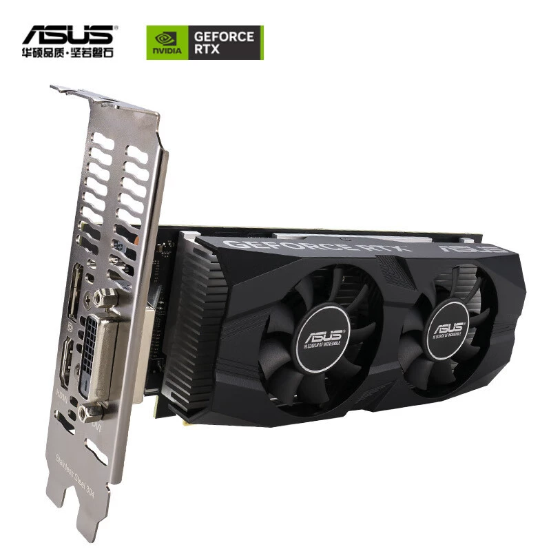 Подходит для видеокарты ASUS GeForce RTX3050 Half -высокий лезвие мини-карта игру