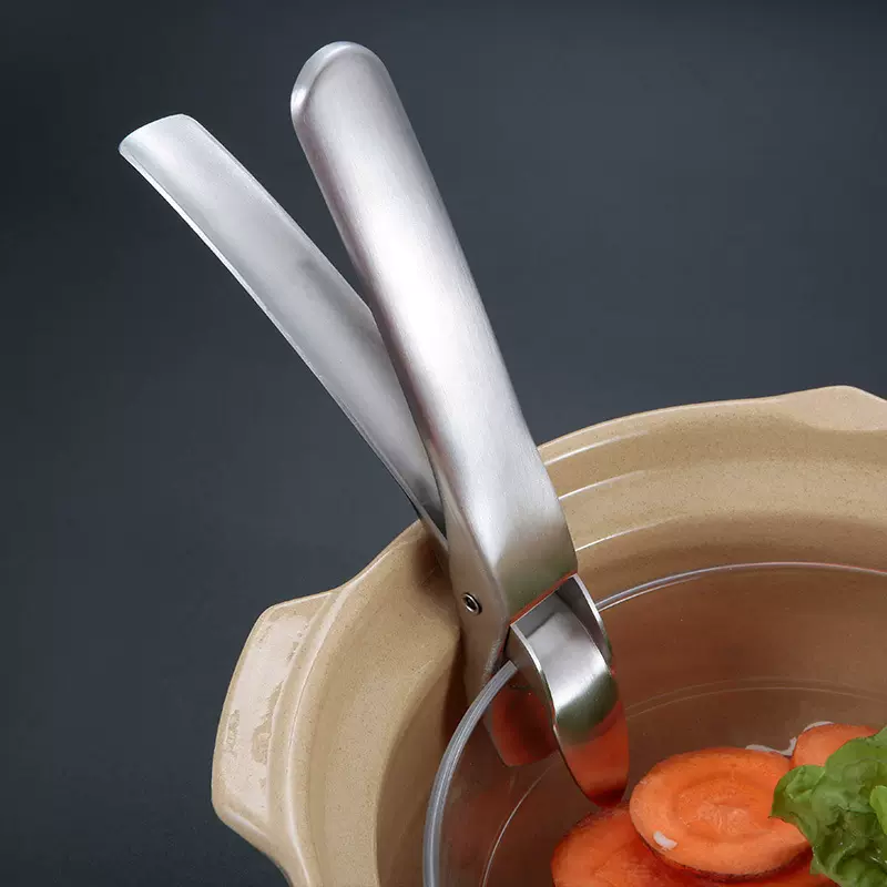 岛奇304不锈钢防烫夹多功能厨房家用碗夹隔热防滑碗盘泰山夹