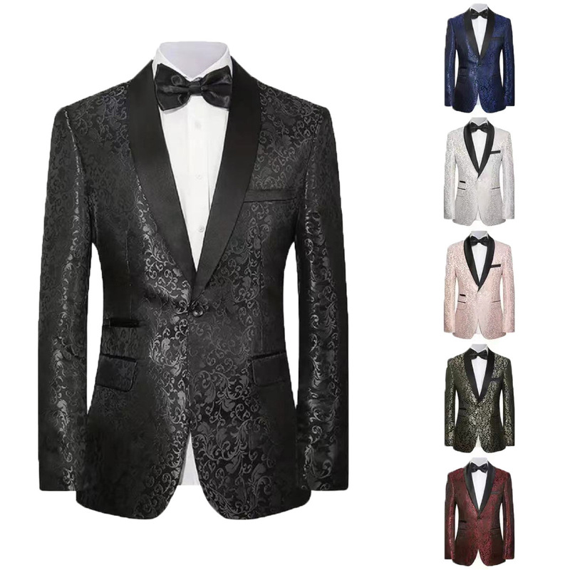 2026 Fashionable Cross-Border Floral Pattern Suit for Foreign Trade, 4 Colors Available, Single Jacket, Wholesale, Dropshipping Available