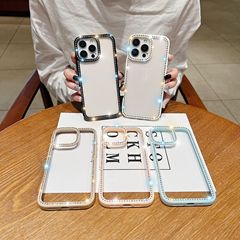 适用小米15Pro糖果色水钻15手机壳小米14Pro透明凹槽13防摔14软女