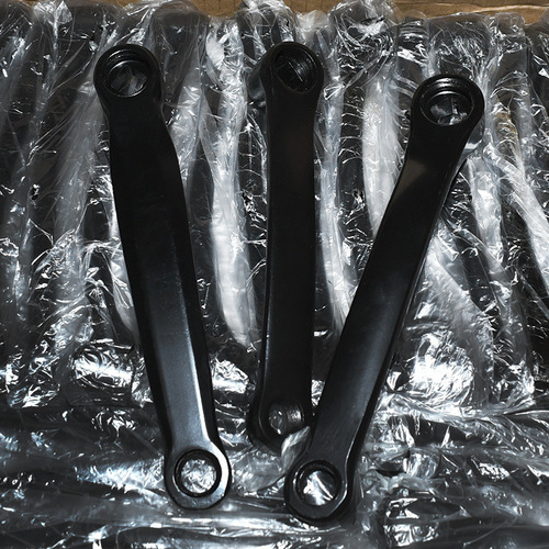 Bicycle full solid crank mountain bike 170/165/152 diamond chainring crank pedal connecting rod wholesale
