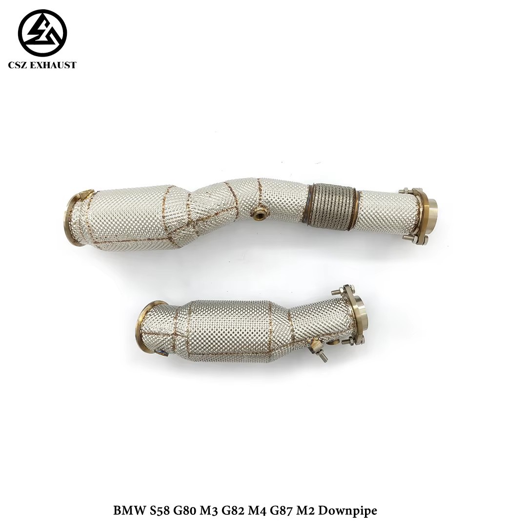 Suitable for BMW S58 M3 G80/M4 G82/M2 G87 3.0T catalytic converter downpipe exhaust