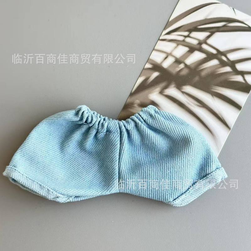 网红款背带裤牛仔裤子棉花娃娃替换衣服掌门狗泰迪熊挂件玩偶配饰|undefined