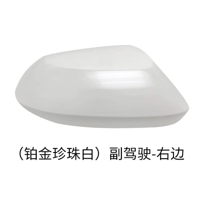 Reflective Mirror Frame Turn Signal Lens — Rear mirror/rearview mirror assembly - co-pilot-right-shell-platinum-pearl-white