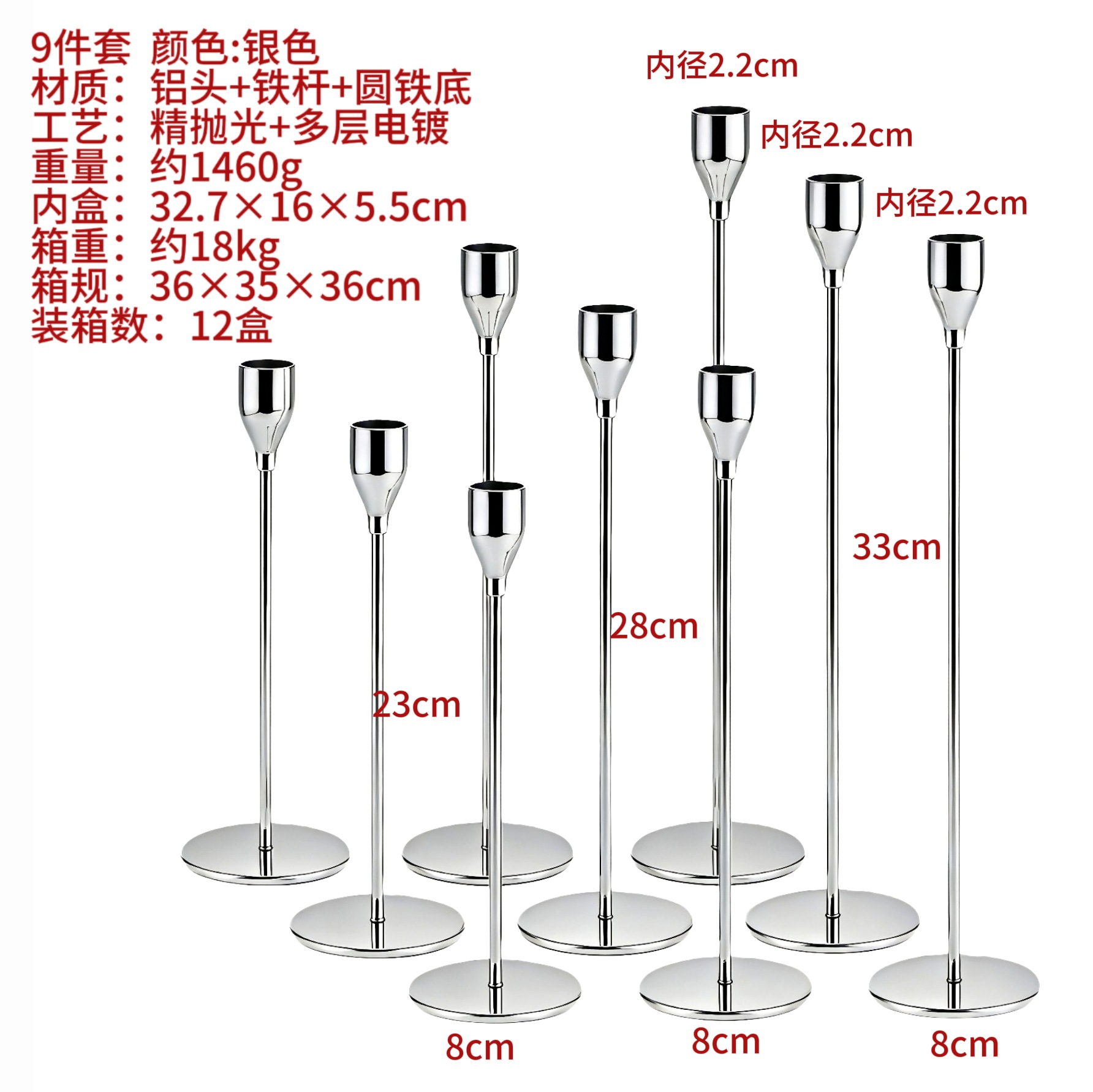 Candelaria europea transfronteriza candelabros de hierro forjado oro simple candelabros decoración de la sala de estar romántica decoración de cena a la luz de velas