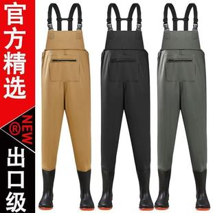 Thickened and Durable Wading Pants, Water Shoes, Fishing Anti-Snake Tendon Rain Boots, Bite-Resistant, Suitable for Planting Rice, Breeding, Car Washing