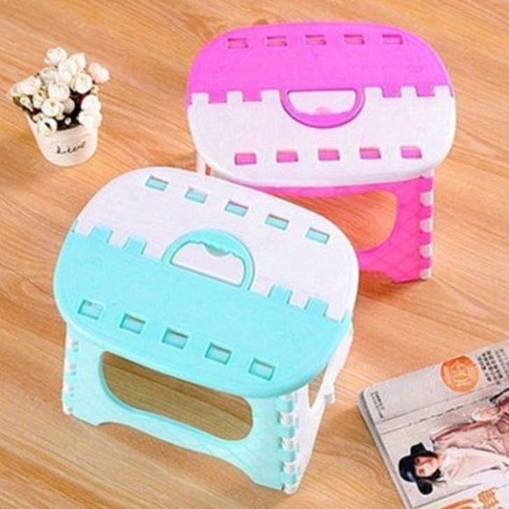 Taburete plegable de plástico engrosada banco pequeño niños adultos al aire libre silla plegable portátil silla pequeña silla taburete