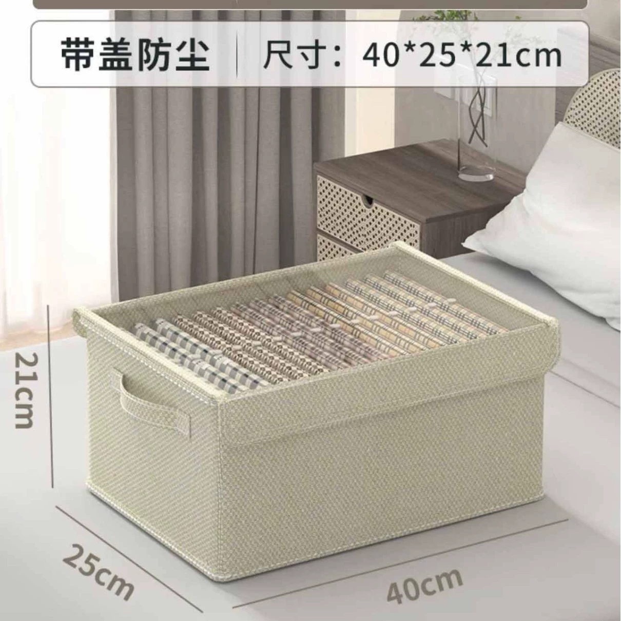 Foldable storage box for home use, cloth, big storage system