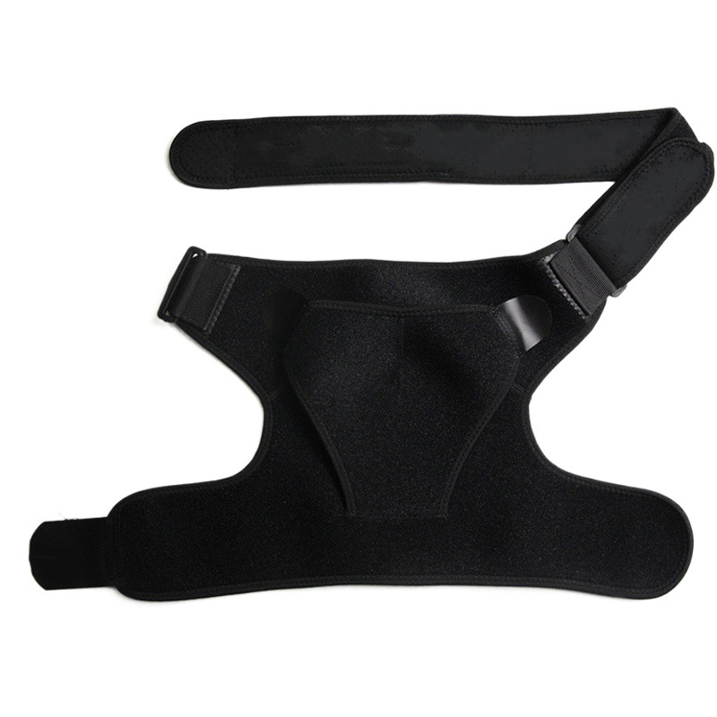 Cross-border Adjustable Sports Shoulder Pads Pressure Protection Single Shoulder Strap Protector Weightlifting Fitness Anti-strain Left and Right Arm Straps
