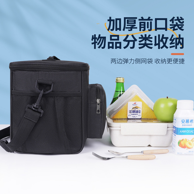 Nuevo Amazon al aire libre picnic gran bolsa de hielo de gran capacidad portátil bolsa de almuerzo aislante bolsa de comercio exterior bolsa de almuerzo