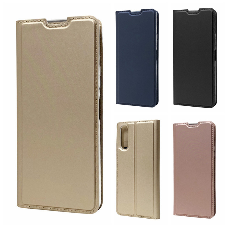 Solid Color Voltage Leather Case Suitable for Sony Xperia10-5Th Generation Mobile Phone Case 1-5Th Generation Protective Cover 10-Iiixz3Xz