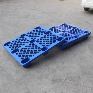 Thickened plastic pallet grid nine-leg card board industrial food plastic forklift card board frozen warehouse moisture-proof floor board