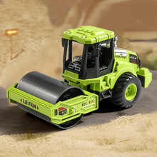 男孩礼物惯性行驶压路机仿真工程车压土机模型儿童玩具批发摆地摊