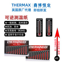 代理 英国THERMAX测温纸 10格可逆0-50度 反复变色温度试纸感温纸