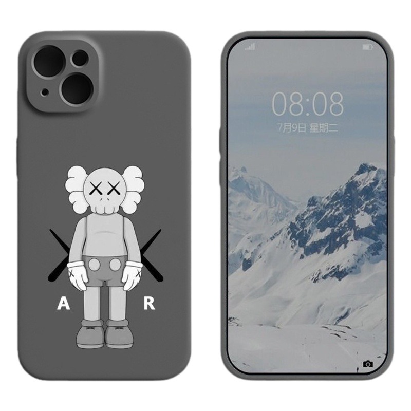 Tendencia K oso iPhone16 Apple 14/13/15promax funda para teléfono 11 silicona 12 mate xs7/8P