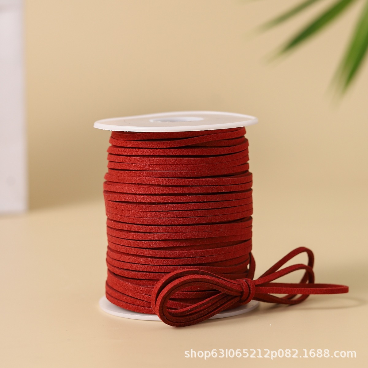 Cuerdas de piel de ciervo 50 yardas cuerdas de trenzado cuerdas de tracción cuerdas de lana cuerdas de vaca decoración hechas a mano DIY cuerdas de trenzado caja de regalo cinta de embalaje