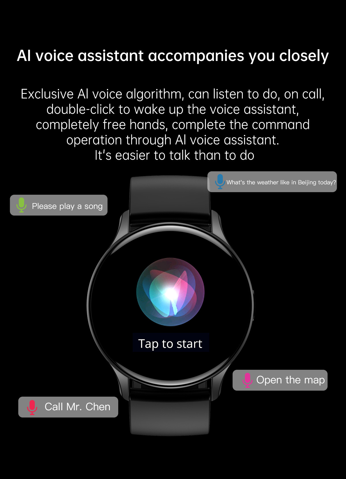 SmartWatch HK89 AMOLED Bluetooth Llamadas Monitoreo de salud_voghion.com