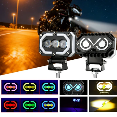 Three-Eye LED – Motuoche Motorcycle headlights, headlights