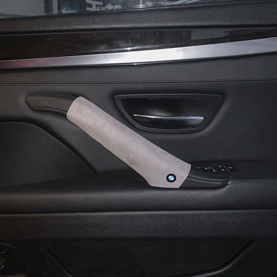 Suitable for Bmw 5 Series — Armrest, handle, handle - one-piece-of-gray-suede-please-specify-the-vehicle-model-and-year