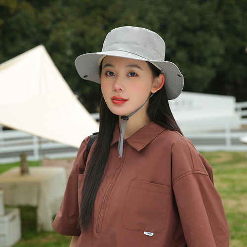 Unisex Outdoor Climbing Cap Portable Foldable Sun Hat Fashion Simple Fisherman Hat