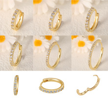 ŷ����ins����Ů�����ʯ����ͭ��18k��ɫ��ȦС�ڰٴ��������