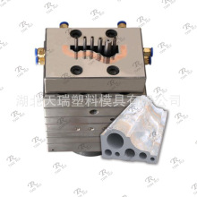 湖北天瑞挤出模具厂家定做PVC仿大理石踢脚线线条设备模具