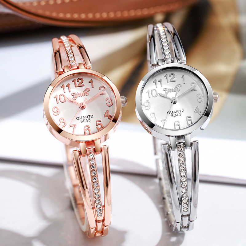 Explosive Fashion Women's Watch Women's New Korean-style Diamond-encrusted Round Small Student Party Simple Temperament Cross-border Style Explosive Fashion Women's Watch Women's New Korean-style Diamond-encrusted Round Small Student Party Simple Temperament Cross-border Style