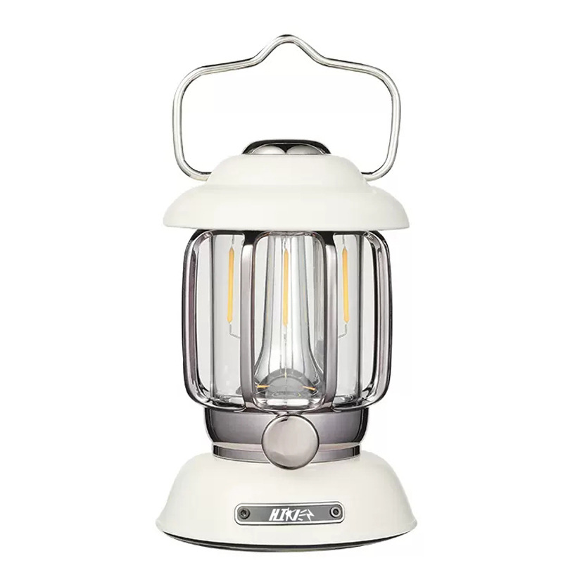 Nueva transfronteriza lámpara de camping al aire libre camping linterna doble fuente de luz lámpara de iluminación impermeable multi-funcional larga resistencia resaltar