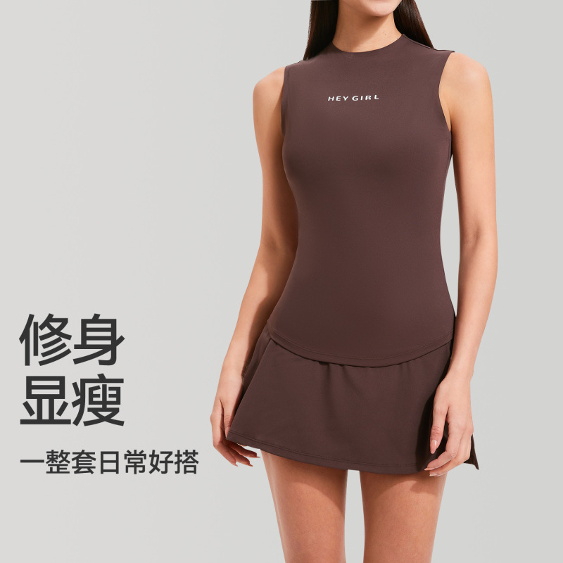 Cross-Border New Style Yoga Wear for Women, Summer Sports Casual Breathable Sleeveless Vest, Fitness Pilates Running Shorts Set Cross-Border New Style Yoga Wear for Women, Summer Sports Casual Breathable Sleeveless Vest, Fitness Pilates Running Shorts Set