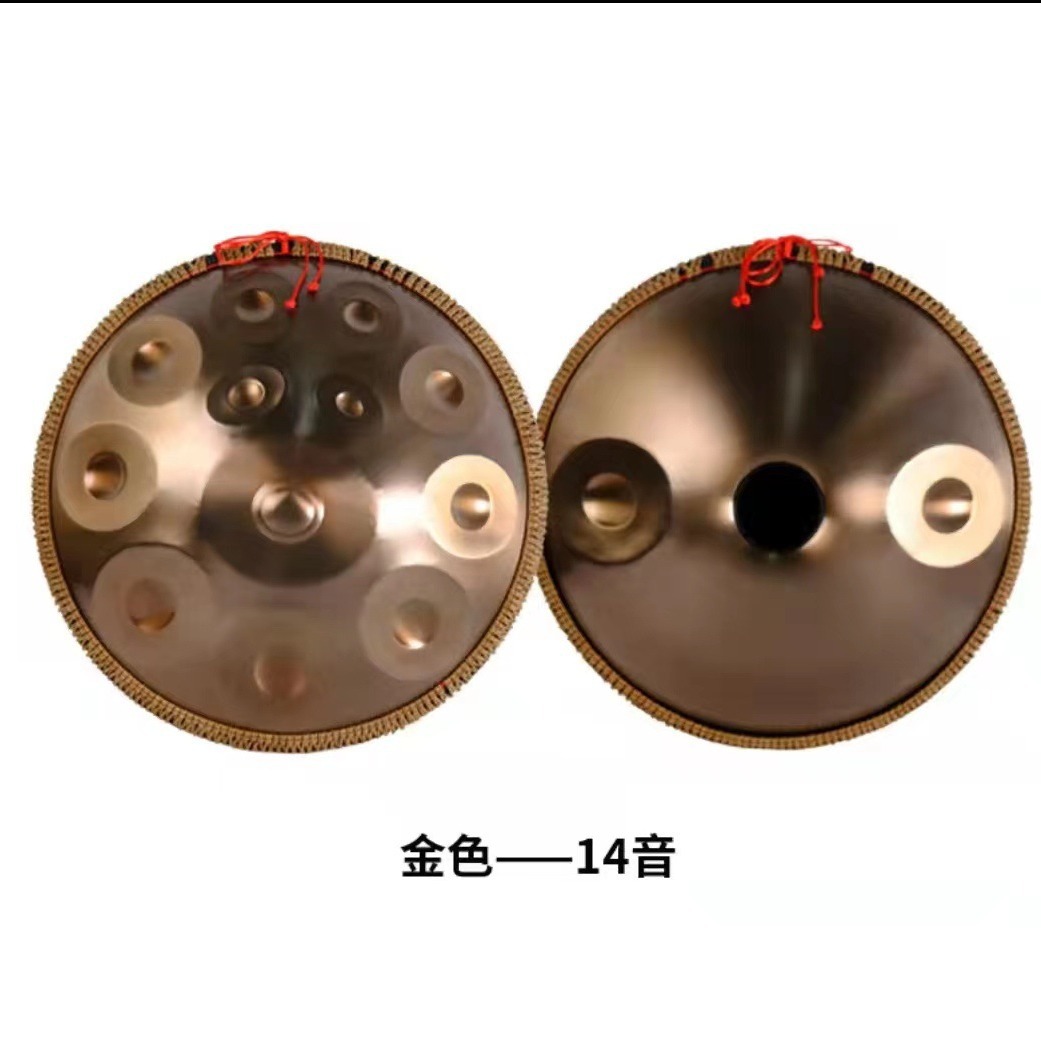 Instrumentos musicales Disco de mano Batería Handpan de grado profesional Disco de mano 440Hz 432HZ Tambor etéreo Tambor de lengua de acero Exclusión transfronteriza