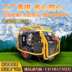 18马力液压动力站 百力通汽油柴油发动机 小型液压动力单元