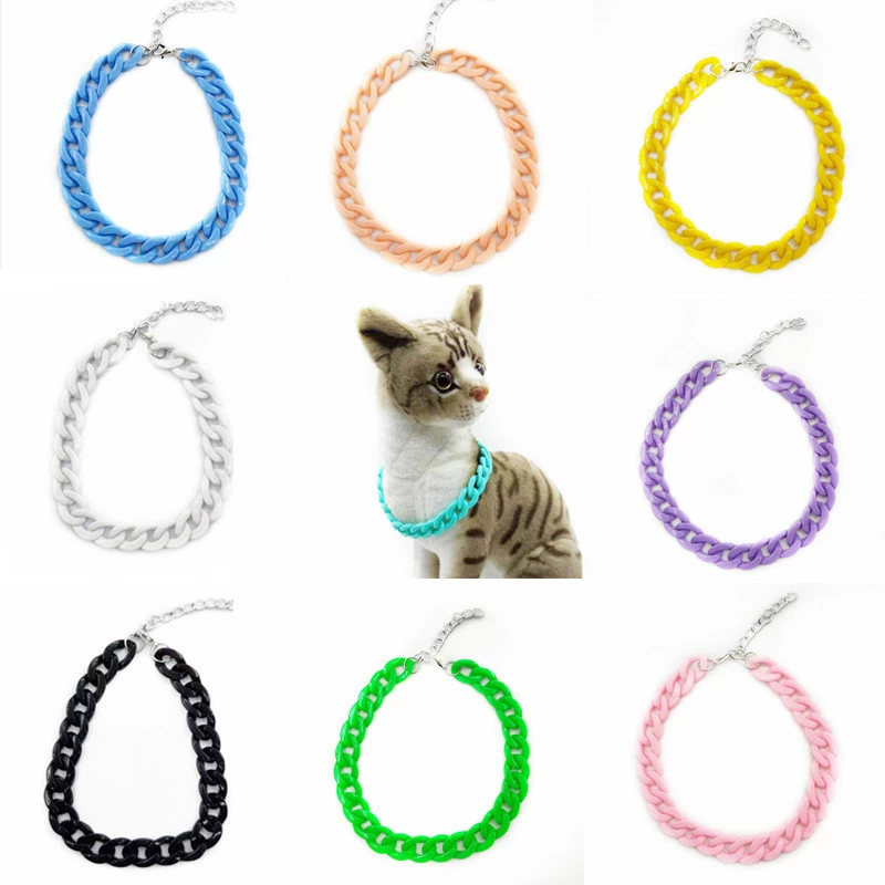 AliExpress новое ожерелье конфетного цвета для домашних животных кошка и собака цветной ошейник Милая кошка принцесса ветровое ожерелье трансграничное