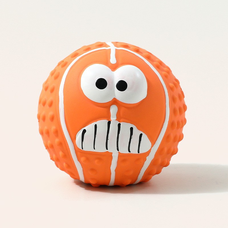 Colección de juguetes de sonido transfronterizos, fútbol de rugby, juguetes para mascotas, alivio del aburrimiento, mordedura, entrenamiento de ventilación, limpieza de dientes, juguetes para perros