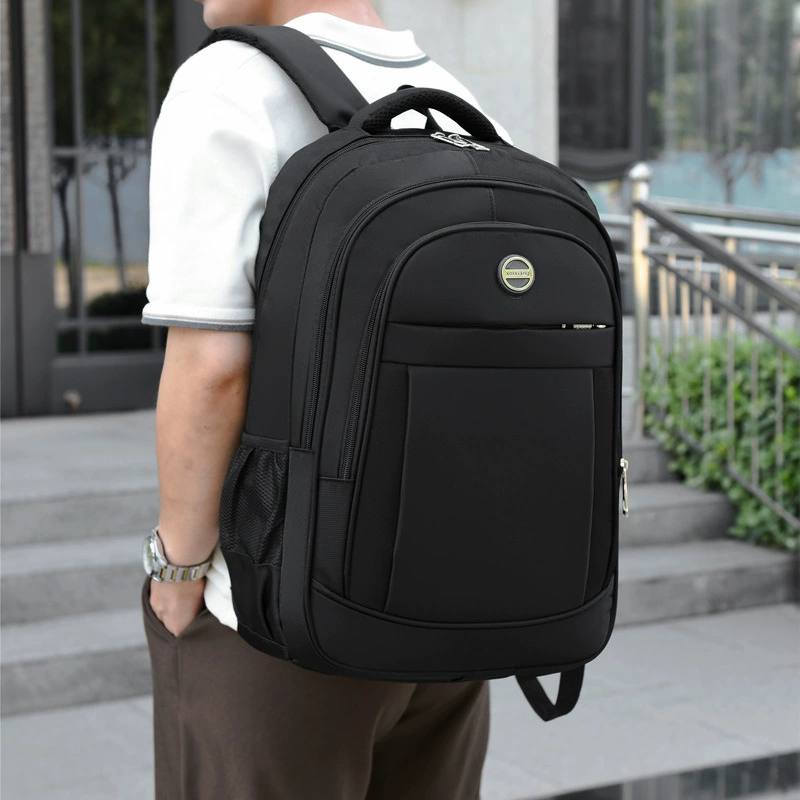 Nylon backpack, school bag for elementary school students for leisure, laptop, for teenagers, simple and elegant design, worn on the shoulder
