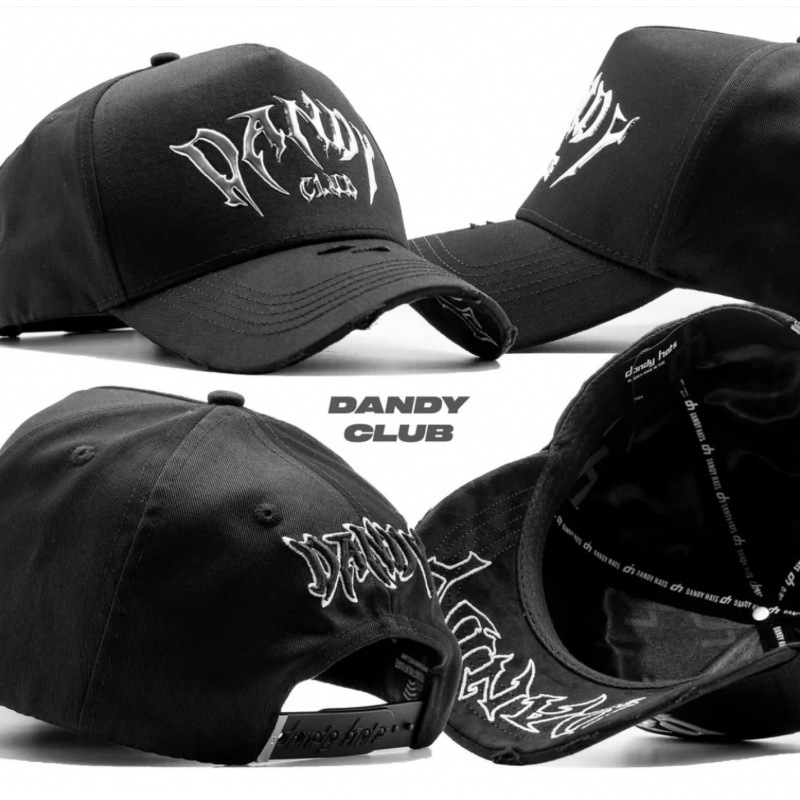 Tendencia transfronteriza hip hop Dandy Dandy sombrero con letras de diamante sombrero de pato doblado a lo largo del sombrero de béisbol image 22