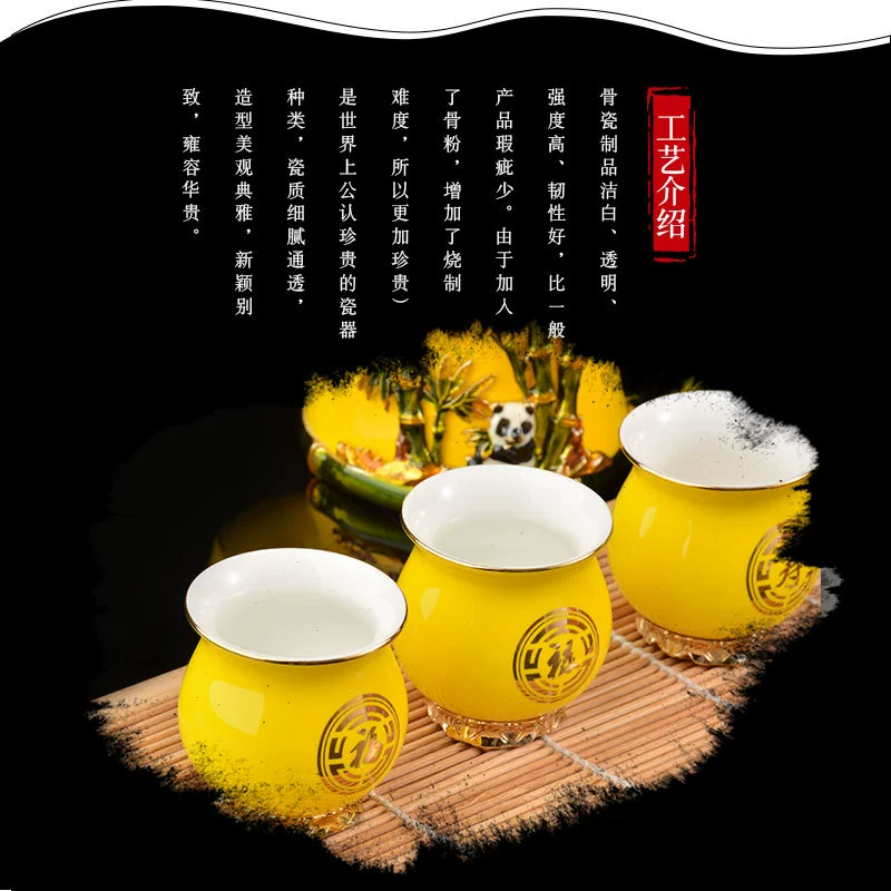 Ceramic tea set, Chinese tea cup, Birthday gift