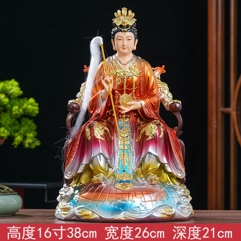 九龙地母娘娘神像大地之母后土家用地姥元君供奉摆件树脂元君佛像|undefined