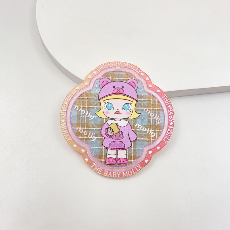 卡通可爱印花茉莉molly吊坠手工diy手机链钥匙扣挂件饰品配件材料|undefined