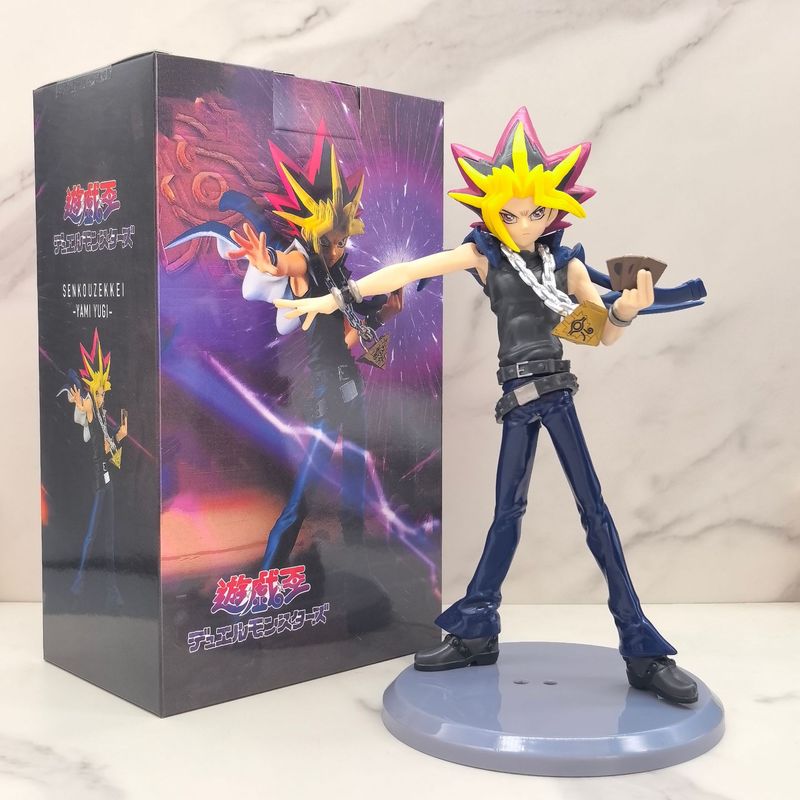 遊戯王フィギュアアニメダーク武藤黒魔導デュエルダークゲームファラオデスクトップモデル装飾品卸売|undefined