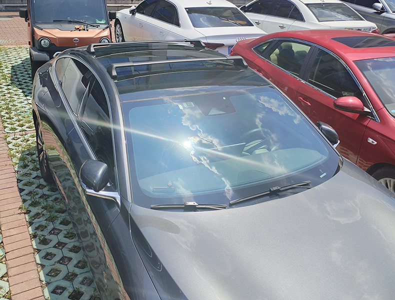 Panoramic Sunroof Glass Top Dedicated Roof Rack Cross Bars SUV Modification