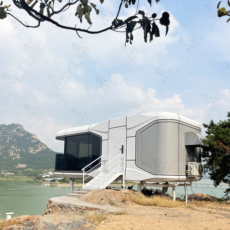 Villa contenedor camping espacio cápsula tecnología sueño simple casa integrada móvil B & B Oficina Sunshine Room