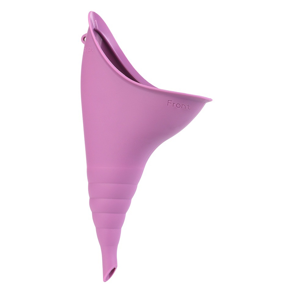 Nuevo orinal de silicona portátil de viaje al aire libre de las mujeres urinal DE EMERGENCIA urinario vertical plegable para las mujeres
