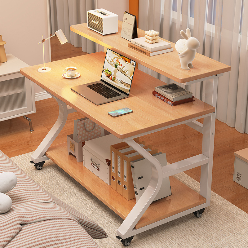 Wholesale Computer Desk for Home Bedroom, Movable Study Desk, Small Apartment Desktop Office Desk, Simple Lazy Bed