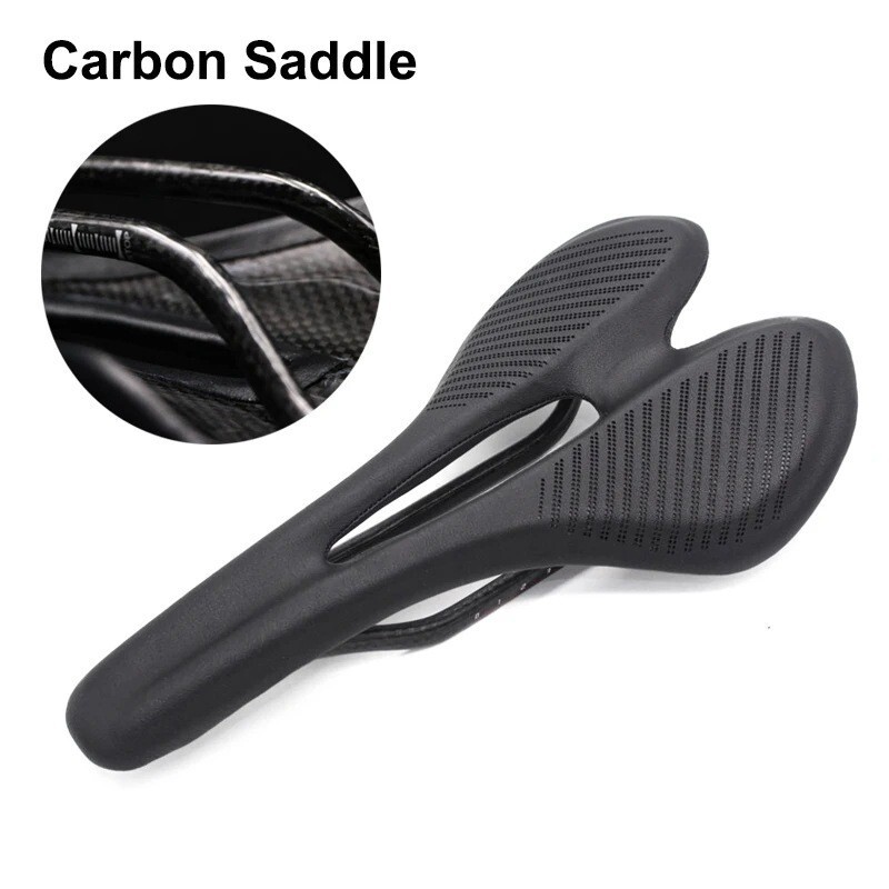 Super Lightweight Carbon Bicycle Saddle Mtb Road T800 Carbon Fiber Bike Seat Comfortable Leather Eva Bicycle Super Lightweight Carbon Bicycle Saddle Mtb Road T800 Carbon Fiber Bike Seat Comfortable Leather Eva Bicycle