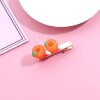 Orange cards fun orange hair clip sweet and cute duckbill clip duck clipper side pinch Korean broken hair clip