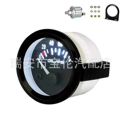 12V 52mm 2" 0-100 Psi Avtomobil Yağ Təzyiq Göstəricisi Sensor Kronşteyni ilə
